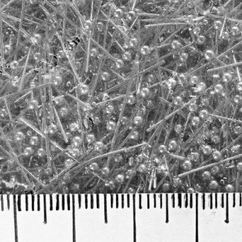 Пин капачка с топче от тъмен метал, дължина 40 мм 175 г