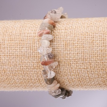 Гривна от карнеол, естествени късчета, диаметър 4–6 мм (±), дължина 18 см