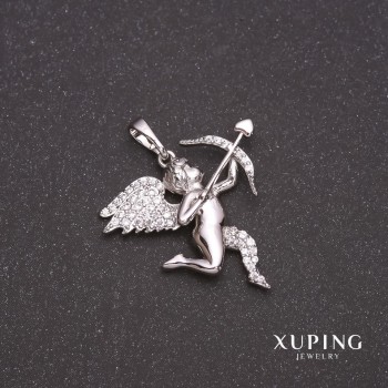 Висулка Xuping «Купидон» родий 28×25 мм