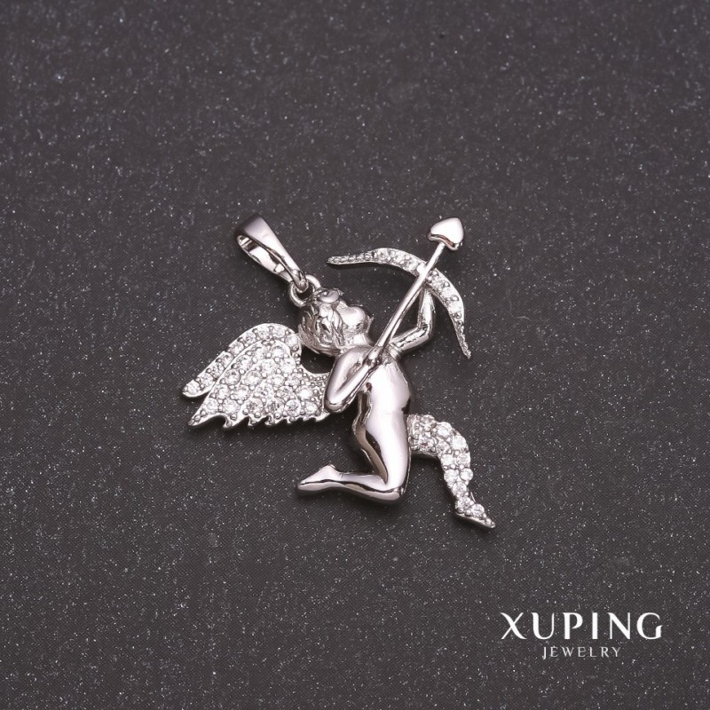 Висулка Xuping «Купидон» родий 28×25 мм