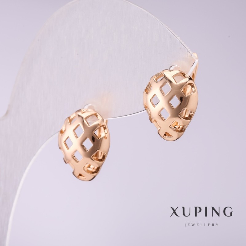 Обeци Xuping 10х14 мм позлата