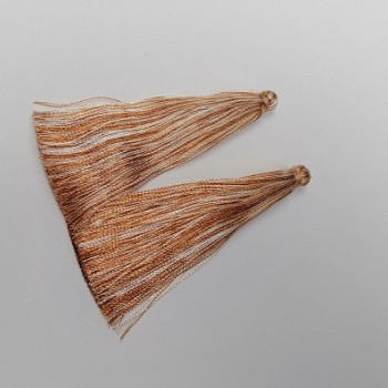 Заготовка за ръкоделие Четка «Карамелена ивица», дължина 7 см, диаметър 7 мм пара