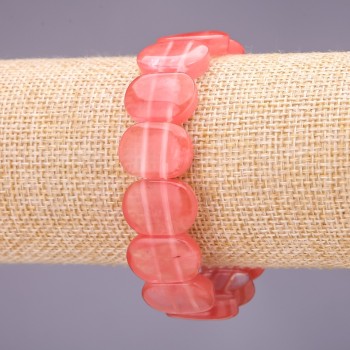 Браслет динен турмалин ланка 18×14 мм ±, дължина 18 см на ластик