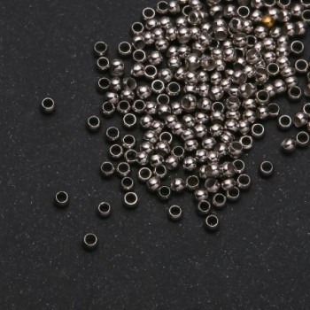 Кримпова фурнитура за мъниста 2,5 мм, фас. 200 г