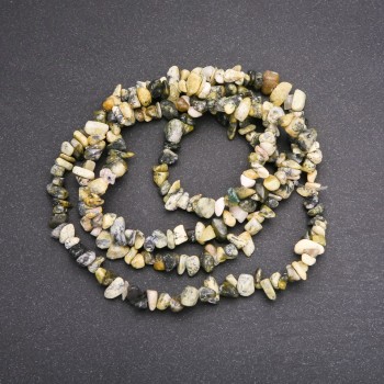 Заготовка от серпентин – чипс, диаметър 6 мм (прибл.), дължина 80 см