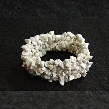 Браслет от каолонг на еластична лента, широк 30 мм, дължина около 18 см