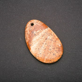 Висулка от пейзажна яшма 34х53(+-)мм