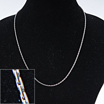 Верига за бижутерия — метален якорен ланец, 50 см