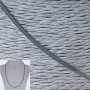 Цена за опаковка /10 бр. Каучуков шнур сив с катарама, диаметър 3 мм, дължина 60–65 см