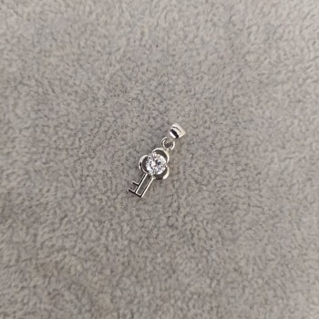 Висулка с кристал, диаметър 8x17 мм