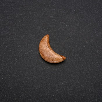 Сувенирен камък Пейзажна яшма във формата на Луна 16х30х8(±)мм