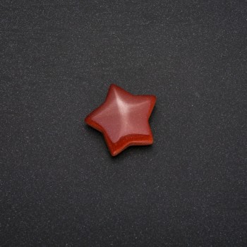 Сувенирен камък Авантюрин Златен пясък във формата на звезда 28х28х10(±)мм