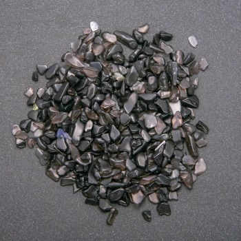 Фурнитура каменна троха без дупка Агат Ø 3×5-6×10 мм ± фас. -100 г