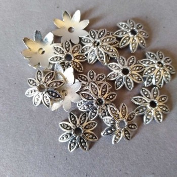 Фурнитура крайник 0,8х13 мм, фас. 20 г, ±20 бр., цвят на метала: сребро