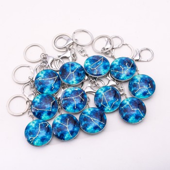 Брелоки на зодиака, светещи в тъмното, набор от 12 бр., дължина 10 см