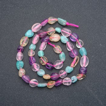 Асортимент от огранени мъниста, диаметър 10×7 мм, дължина 39 см +