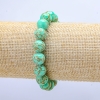 Еластична гривна с императорска зелена яшма (прес) гладка мъниста, диаметър 10 мм ±, дължина 18 см ±