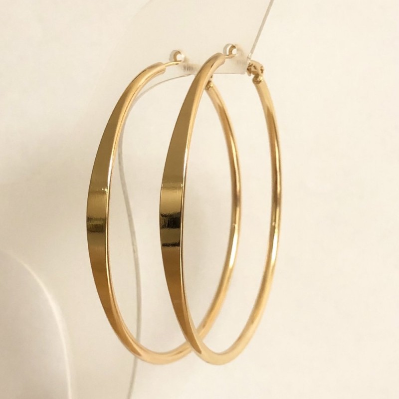 Обеци Xuping халки позлатени с 18K