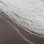 Мънисти от чешки кристал на конец, бял прозрачен гранен рондел, диаметър 3,5×3 мм, дължина 36–38 см