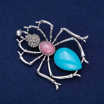 Брошка Мравка от сребрист метал 72×57 мм +