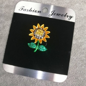Брошка цвете „Слънчоглед“ 26×19 мм
