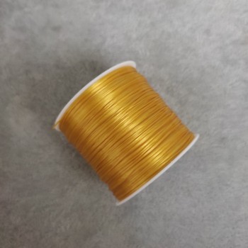 Фурнитура: еластична лента за занаяти на бобина, жълта, дължина 30 м +