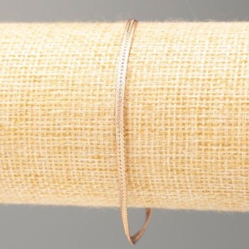 Гривна Xuping позлата 18K, дължина 19 см, дебелина 2 мм