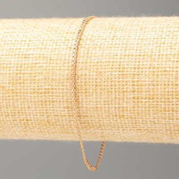 Гривна Xuping позлата 18K, дължина 19 см, дебелина 2 мм +