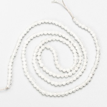 Дребни мъниста шпинел (синтетични) фасетирани кристални топчета, диаметър 2 мм ± на конец, дължина 37 см