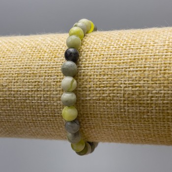 Браслет «Офит» (изкуствен акрил) гладко мънисто, диаметър 6,5 мм, дължина 18 см (еластична основа)