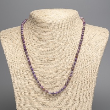 Мънисто от естествен камък фосфосидерит, грановано рондел, диаметър 4×5 мм, дължина 48 см +