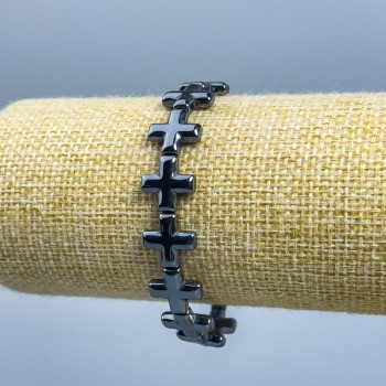 Браслет «Хематит Кръст»