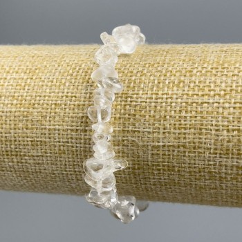 Браслет от планински кристал – късчета, диаметър 6–8 мм, дължина 18 см