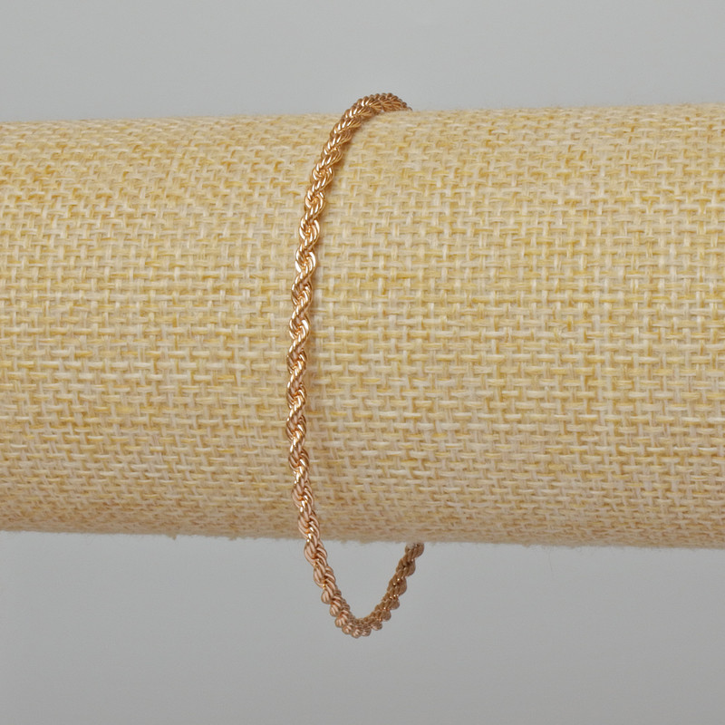 Браслет Xuping позлата 18К, дължина 19 см, дебелина 2,5 мм+