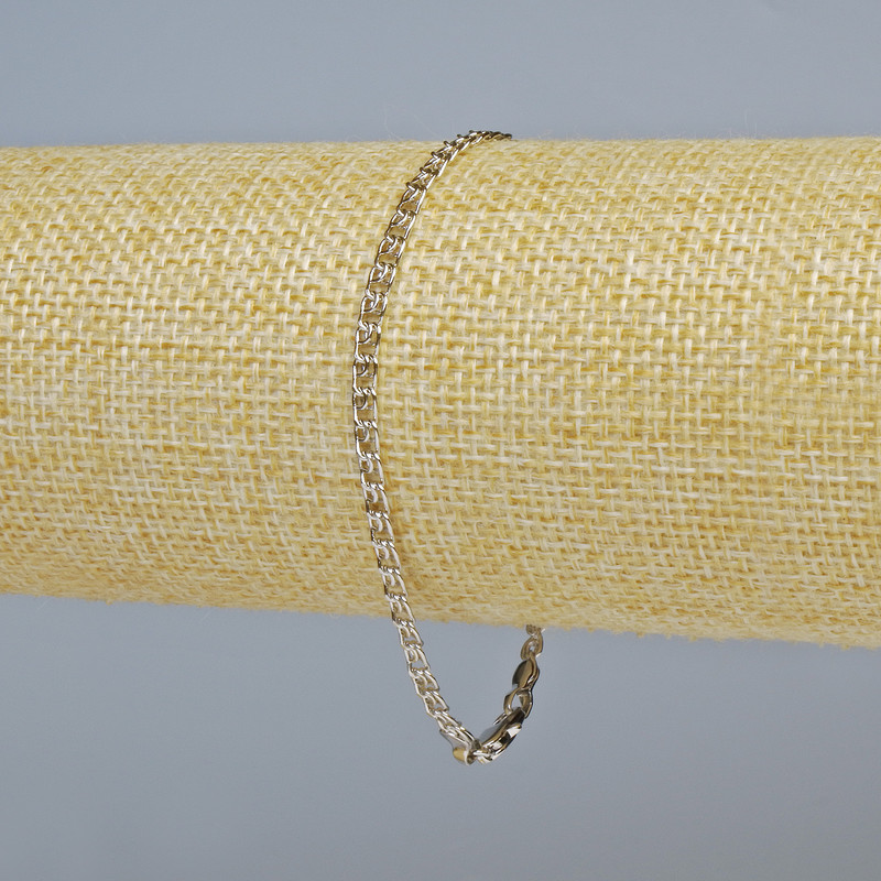 Гривна Xuping родий, дебелина около 3 мм, дължина 19 см