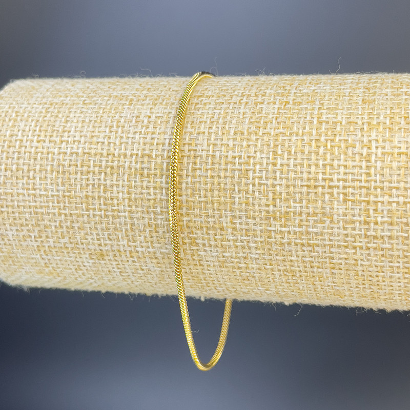 Браслет Xuping позлата 18К, дължина 18–22 см, дебелина 1,6 мм