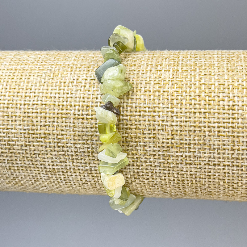 Браслет от късчета оникс, диаметър 7–10×3 мм, дължина 18 см, на еластична основа