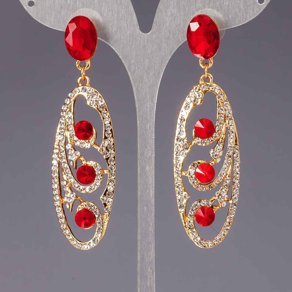 Обeци с кристали „люстри“ „шанделиери“ „Словянка“