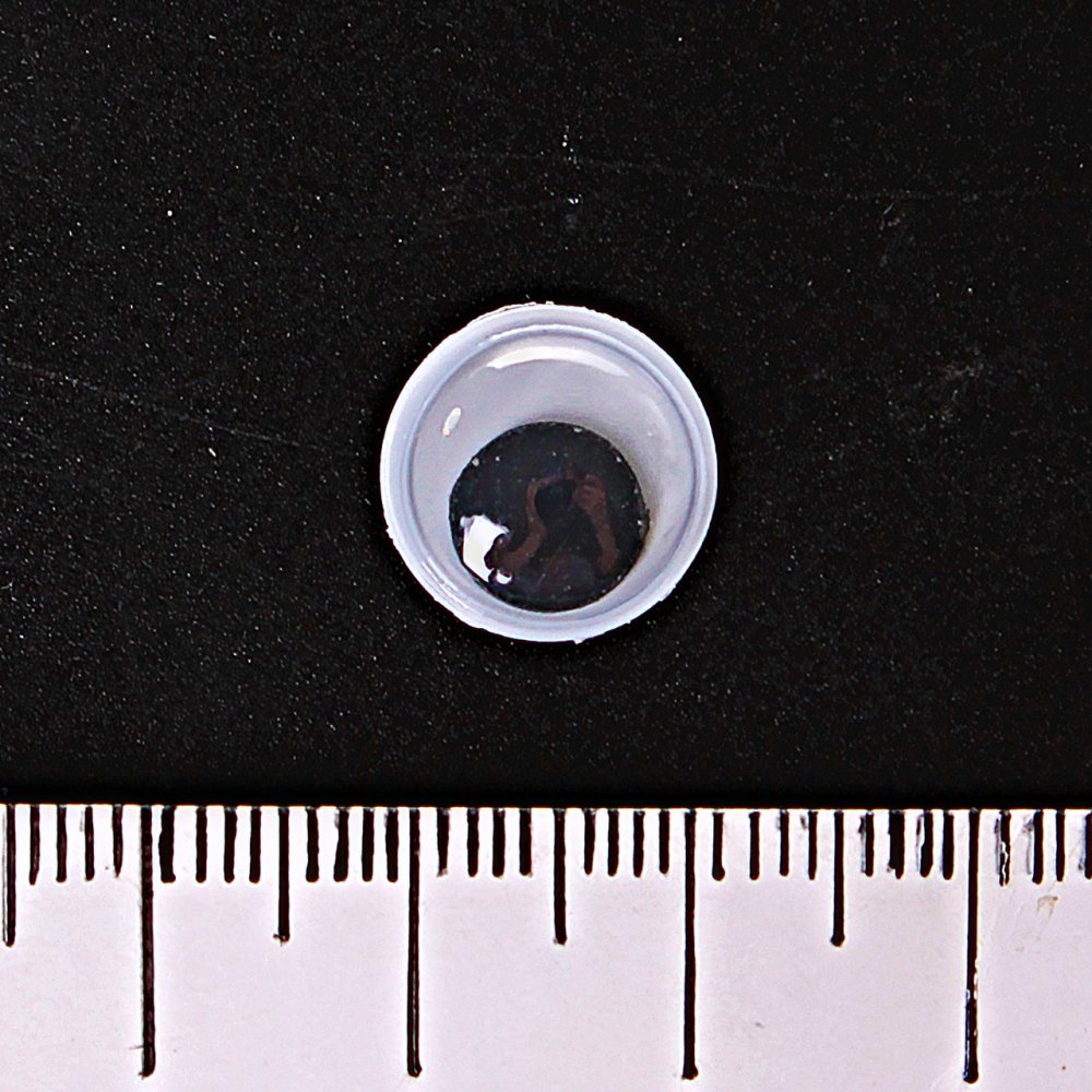 (12 мм) Фурнитура очи за играчки оптом, опаковка 100 бр