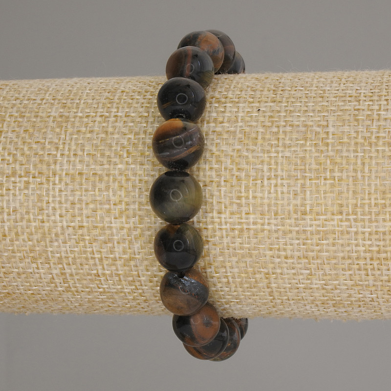 Браслет Соколине Око гладка кулька, діаметр 10мм+-, довжина 18см +- стрейч