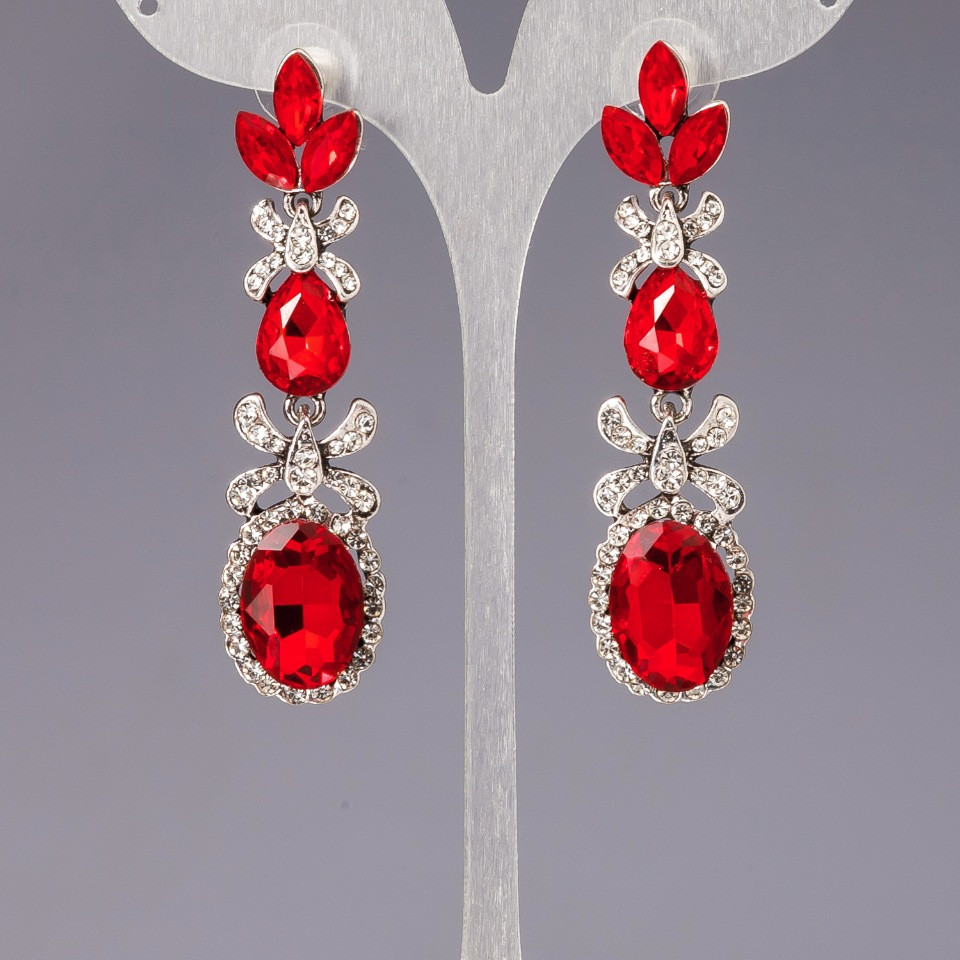 Обеци с кристали „Миледи“