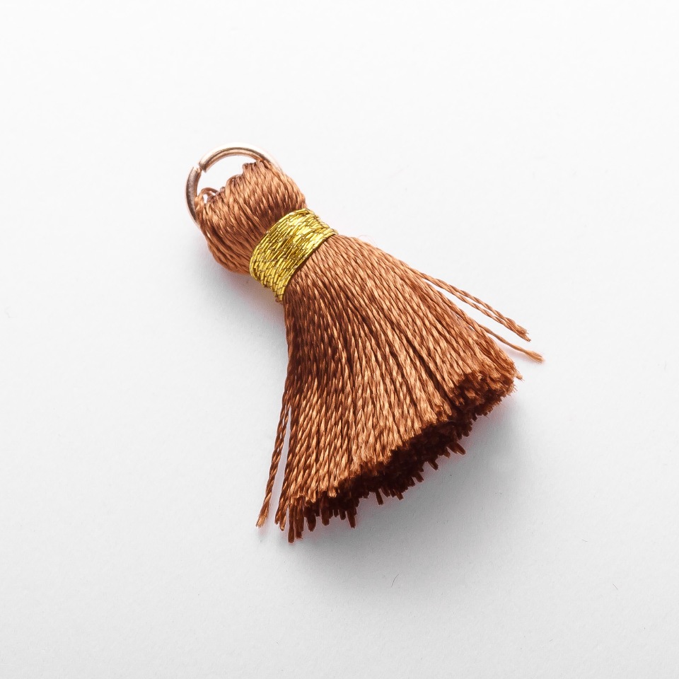 Заготовка за занаяти: миниатюрна коприна четка с пръстен «коприна», Lсм, диаметър 5 мм, цена за 1 бр