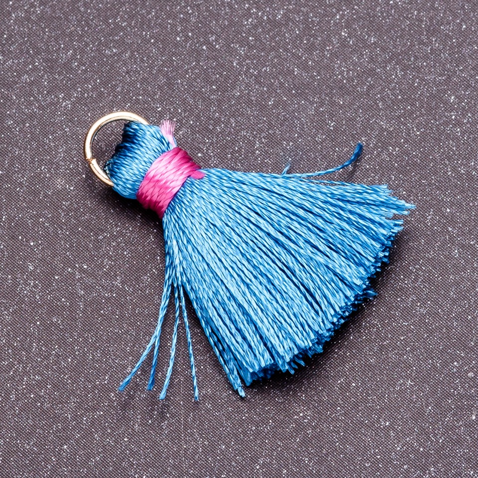 Заготовка за ръкоделие: мини четка с пръстен „копринена“ Lсм, диаметър 5 мм, цена за 1 бр