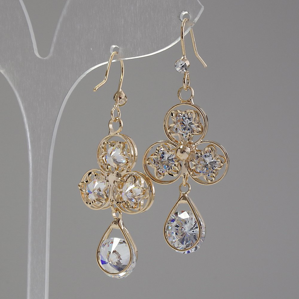 ( 5,5 см ) Обеци с кука-закопчалка