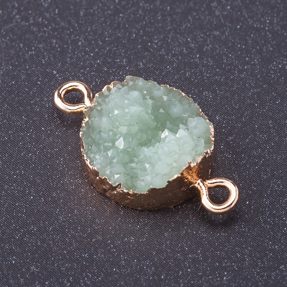 Конектор „Нефритения сняг“ метален цвят „злато“ L1 мм, диаметър 14 мм, пластмаса