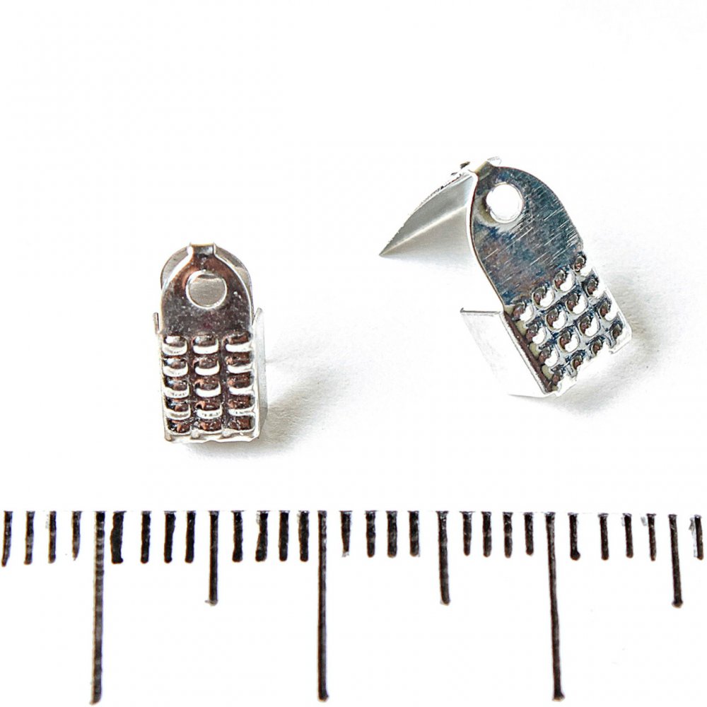 Крайни капси за шнури 5×11 мм, 50 бр.