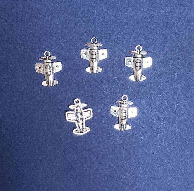 Фурнитура: висулка Самолетче 15×20 мм, разфасовка 20 г, + -15 бр.