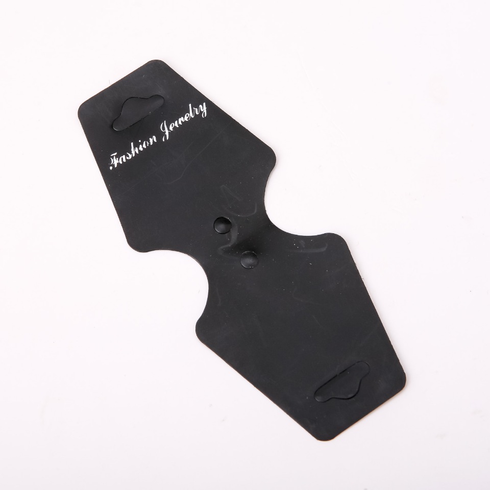 Черна подложка за верига или гривна, материал PU, размери 11×4,5 см, 200 бр. / Опаковка