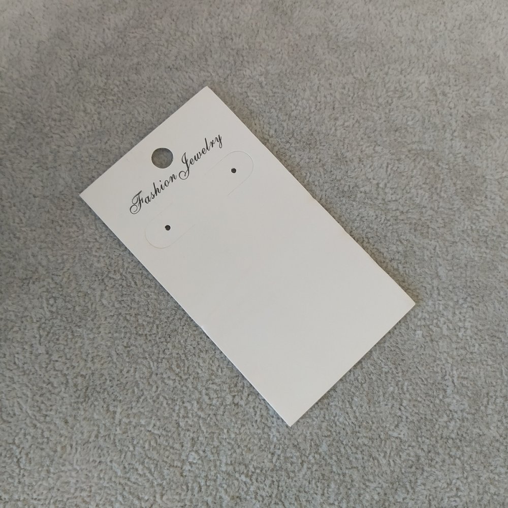 Планшетка за обеци 9×5 см, комплект 200 бр