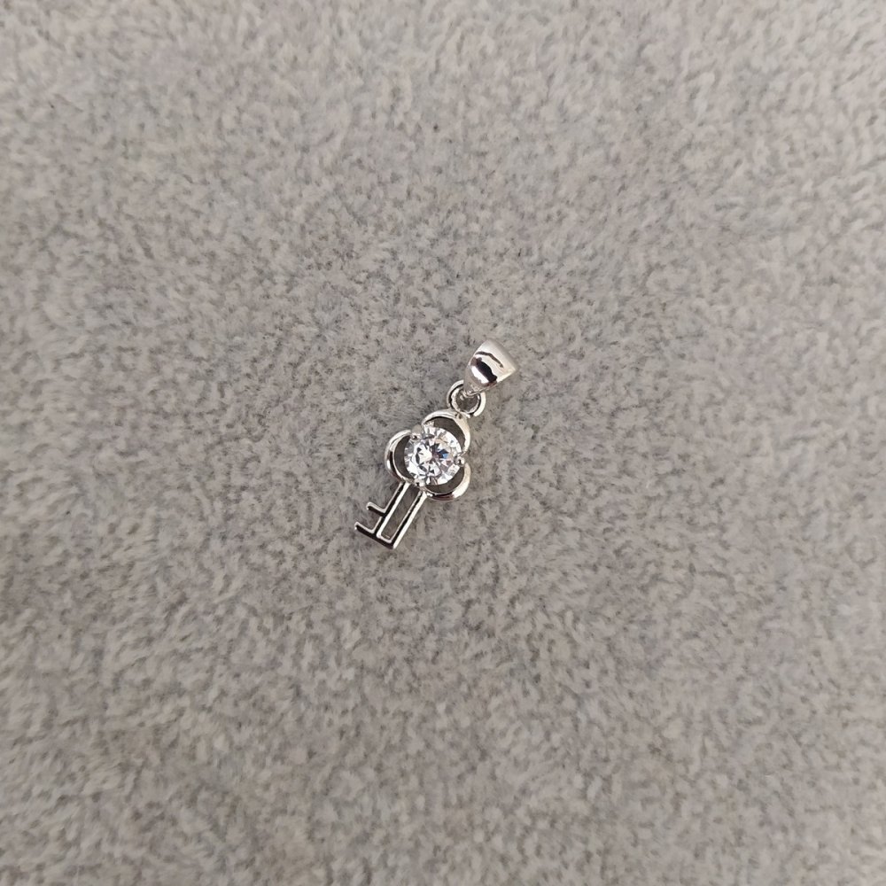 Висулка с кристал, диаметър 8x17 мм